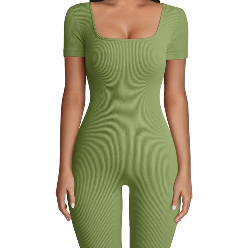 Ribbed Yoga Jumpsuit